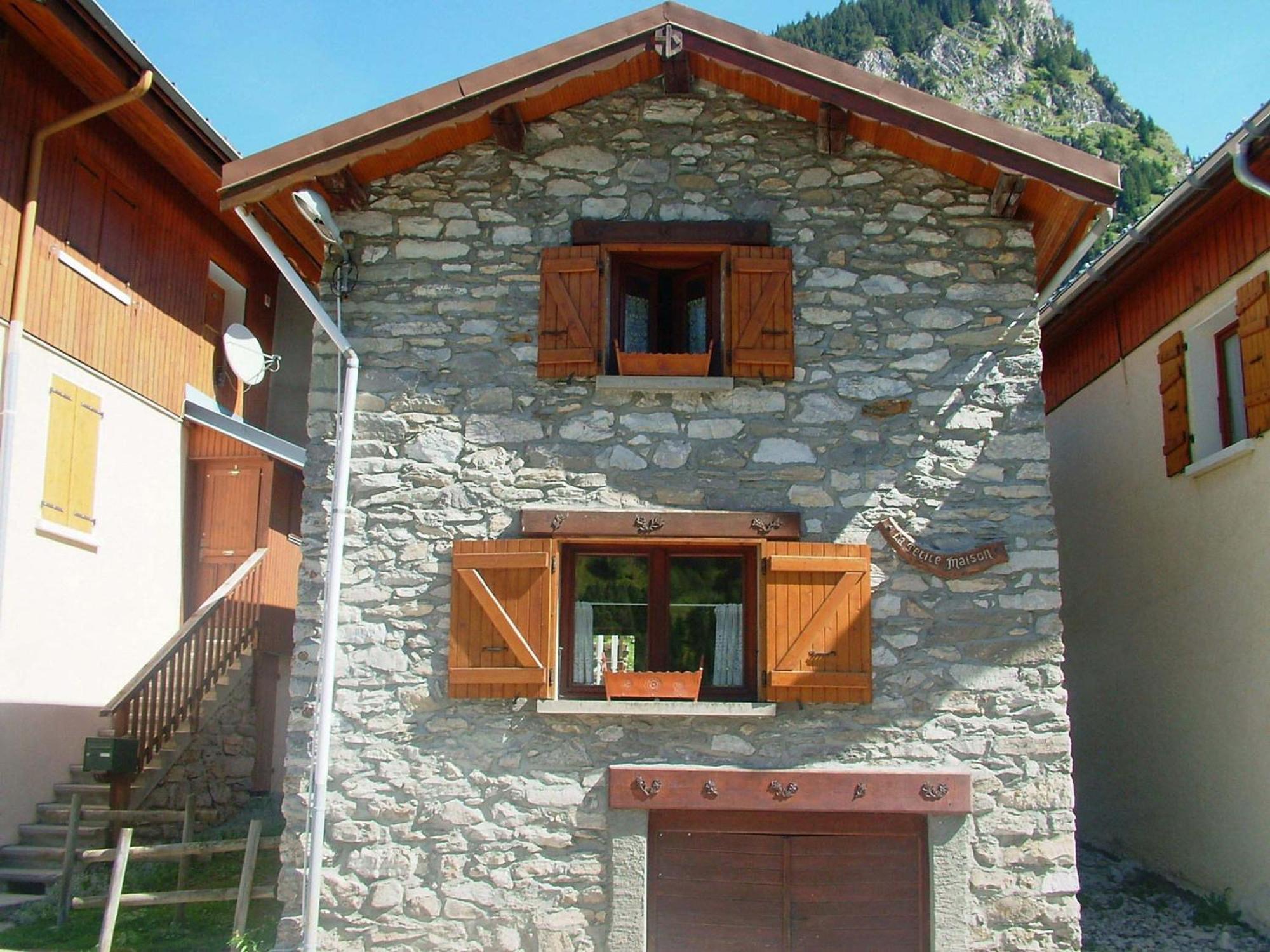 הוילה Charmant Chalet En Pierre Et Bois A Pralognan-La-Vanoise, Proche Commerces Et Telepherique - Fr-1-464-16 מראה חיצוני תמונה