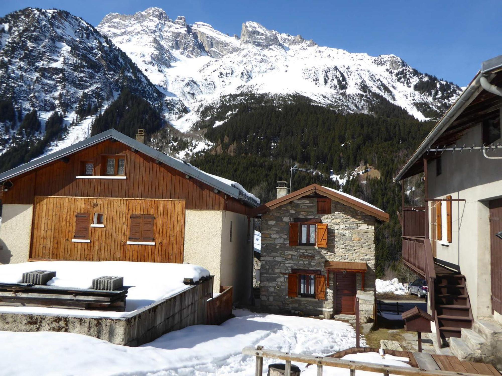 הוילה Charmant Chalet En Pierre Et Bois A Pralognan-La-Vanoise, Proche Commerces Et Telepherique - Fr-1-464-16 מראה חיצוני תמונה